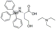 (S)-4-HYDROXY-2-(TRITYLAMINO)BUTYRIC ACID TRIETHYLAMINE SALT Struktur