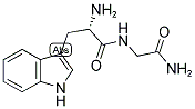 (S)-2-AMINO-N-CARBAMOYLMETHYL-3-(1H-INDOL-3-YL)-PROPIONAMIDE Struktur