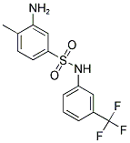 3-AMINO-4-METHYL-N-[3-(TRIFLUOROMETHYL)PHENYL]BENZENESULFONAMIDE Struktur