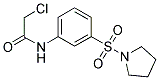 2-CHLORO-N-[3-(PYRROLIDINE-1-SULFONYL)-PHENYL]-ACETAMIDE Struktur