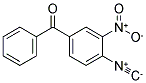 (4-ISOCYANO-3-NITRO-PHENYL)-PHENYL-METHANONE Struktur