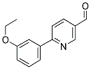 6-(3-ETHOXY-PHENYL)-PYRIDINE-3-CARBALDEHYDE Struktur