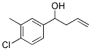 4-(4-CHLORO-3-METHYLPHENYL)-1-BUTEN-4-OL Struktur