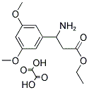 3-AMINO-3-(3,5-DIMETHOXY-PHENYL)-PROPIONIC ACID ETHYL ESTER OXALATE Struktur