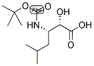 BOC-(2S,3S)-3-AMINO-2-HYDROXY-5-METHYLHEXANOIC ACID Struktur