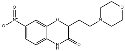 2-(2-MORPHOLINOETHYL)-7-NITRO-2H-1,4-BENZOXAZIN-3(4H)-ONE Struktur