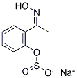 SODIUM 2'-HYDROXYACETOPHENONE OXIME-2-SULPHINATE Struktur