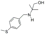 2-METHYL-2-((4-(METHYLTHIO)BENZYL)AMINO)PROPAN-1-OL Struktur