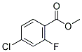 METHYL 4-CHLORO-2-FLUOROBENZOATE Struktur