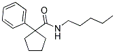 N-PENTYL(PHENYLCYCLOPENTYL)FORMAMIDE Struktur