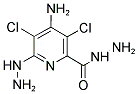 4-AMINO-3,5-DICHLORO-6-HYDRAZINO-PYRIDINE-2-CARBOXYLIC ACID HYDRAZIDE Struktur