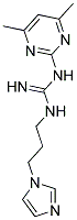 N-(4,6-DIMETHYLPYRIMIDIN-2-YL)-N'-[3-(1H-IMIDAZOL-1-YL)PROPYL]GUANIDINE Struktur