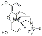 CODEINE-13C,D3 Struktur