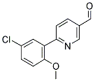 6-(5-CHLORO-2-METHOXY-PHENYL)-PYRIDINE-3-CARBALDEHYDE Struktur