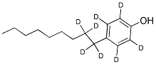 4-N-NONYLPHENOL D8 Struktur