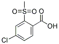 4-CHLORO-2-(METHYLSULFONYL)BENZOIC ACID Struktur