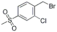 1-(BROMOMETHYL)-2-CHLORO-4-(METHYLSULFONYL)BENZENE Struktur