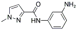 1-METHYL-1 H-PYRAZOLE-3-CARBOXYLIC ACID (3-AMINO-PHENYL)-AMIDE Struktur