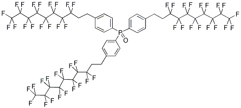 TRIS(4-(1H,1H,2H,2H-PERFLUORODECYL)-PHENYL)PHOSPHINE OXIDE Struktur