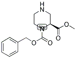 (S)-PIPERAZINE-1,2-DICARBOXYLIC ACID 1-BENZYL ESTER 2-METHYL ESTER Struktur