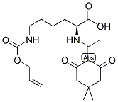 DDE-L-LYS(ALLOC)-OH Struktur