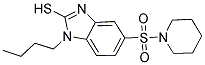 1-BUTYL-5-(PIPERIDIN-1-YLSULFONYL)-1H-BENZIMIDAZOLE-2-THIOL Struktur