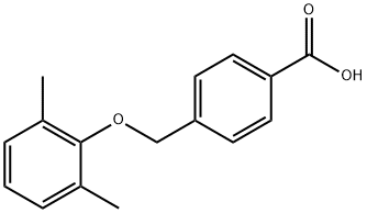 4-(2,6-DIMETHYL-PHENOXYMETHYL)-BENZOIC ACID Struktur