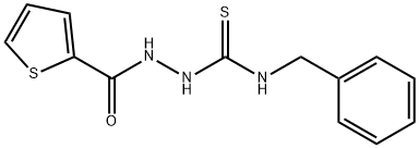 4-BENZYL-1-(THIOPHENE-2-CARBONYL)THIOSEMICARBAZIDE Struktur