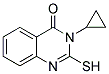 3-CYCLOPROPYL-2-MERCAPTO-3H-QUINAZOLIN-4-ONE Struktur