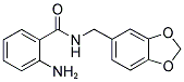 2-AMINO-N-(1,3-BENZODIOXOL-5-YLMETHYL)BENZAMIDE Struktur