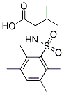 3-METHYL-2-[[(2,3,5,6-TETRAMETHYLPHENYL)SULFONYL]AMINO]BUTANOIC ACID Struktur