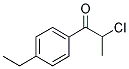 2-CHLORO-1-(4-ETHYL-PHENYL)-PROPAN-1-ONE Struktur