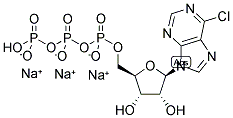 6-CHLORPURINE-RIBOSIDE-5'-TRIPHOSPHATE SODIUM SALT Struktur