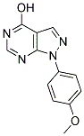 1-(4-METHOXYPHENYL)-1H-PYRAZOLO[3,4-D]PYRIMIDIN-4-OL Struktur