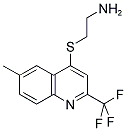 4-(2-AMINOETHYLTHIO)-6-METHYL-2-(TRIFLUOROMETHYL)QUINOLINE Struktur