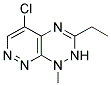 5-CHLORO-3-ETHYL-1-METHYL-1,2-DIHYDROPYRIDAZINO[4,3-E][1,2,4]TRIAZINE Struktur