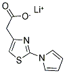 LITHIUM [2-(1H-PYRROL-1-YL)-1,3-THIAZOL-4-YL]ACETATE Struktur