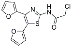 2-CHLORO-N-(4,5-DI-FURAN-2-YL-THIAZOL-2-YL)-ACETAMIDE Struktur