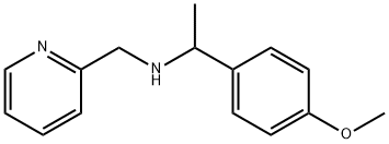 [1-(4-METHOXY-PHENYL)-ETHYL]-PYRIDIN-2-YLMETHYL-AMINE Struktur