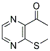 1-(3-METHYLSULFANYL-PYRAZIN-2-YL)-ETHANONE Struktur