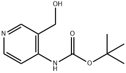 (3-HYDROXYMETHYL-PYRIDIN-4-YL)-CARBAMIC ACID TERT-BUTYL ESTER Structure