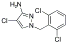 4-CHLORO-1-(2,6-DICHLORO-BENZYL)-1 H-PYRAZOL-3-YLAMINE Struktur