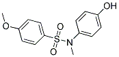 N-(4-HYDROXY-PHENYL)-4-METHOXY-N-METHYL-BENZENESULFONAMIDE Struktur