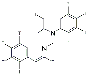 DIINDOLYL METHANE, [INDOLYL-3H] Struktur