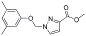 1-(3,5-DIMETHYL-PHENOXYMETHYL)-1 H-PYRAZOLE-3-CARBOXYLIC ACID METHYL ESTER Struktur