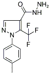 5-(TRIFLUOROMETHYL)-1-P-TOLYL-1H-PYRAZOLE-4-CARBOHYDRAZIDE Struktur