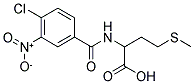 2-(4-CHLORO-3-NITRO-BENZOYLAMINO)-4-METHYLSULFANYL-BUTYRIC ACID Struktur