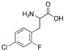 4-CHLORO-2-FLUORO-DL-PHENYLALANINE Struktur