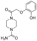 4-[2-(2-HYDROXY-PHENOXY)-ACETYL]-PIPERAZINE-1-CARBOXYLIC ACID AMIDE Struktur