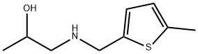 1-[(5-METHYL-THIOPHEN-2-YLMETHYL)-AMINO]-PROPAN-2-OL Struktur